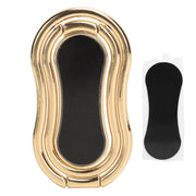 Finger Ring Mobile Phone Holder Stand Foldable 360° Rotating Phone Back Hand Grip HolderGold