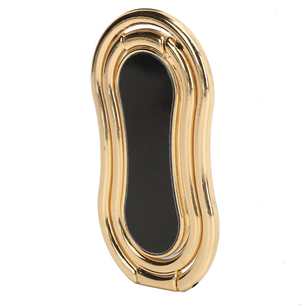 Finger Ring Mobile Phone Holder Stand Foldable 360° Rotating Phone Back Hand Grip HolderGold