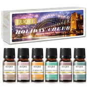 EUQEE 6pcs/set Fragrance Oil Gift Kit For Diffuser Coffee Bakery Harvest Spice Pumpkin Pie Forest Pine Sweet Fruit Aroma Oils