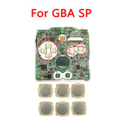 6PCS/1set For GBA SP Switch Tactile Replacement D-Pad A B Button Conductive Film Circuit for Gameboy Advance SP Switch Tactile