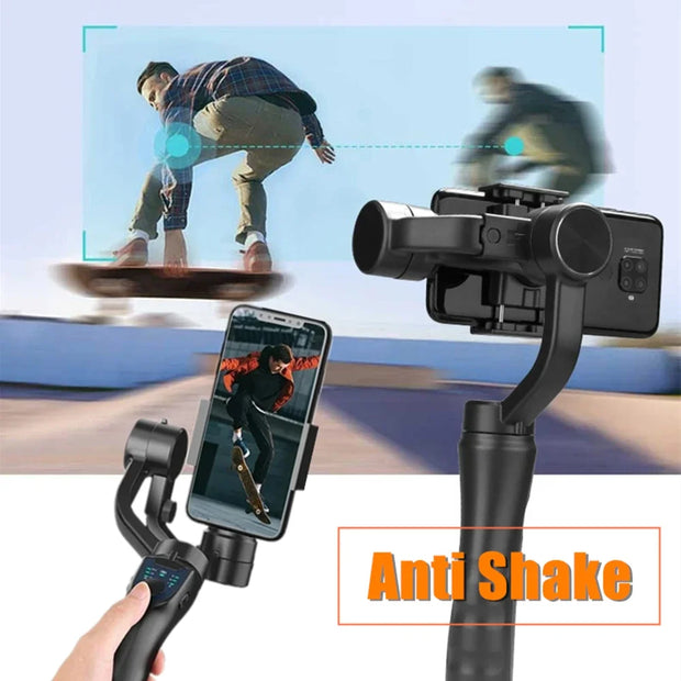 F8 Handheld 3-Axis Gimbal Phone Holder - Anti Shake Video Record Stabilizer - Gimbills