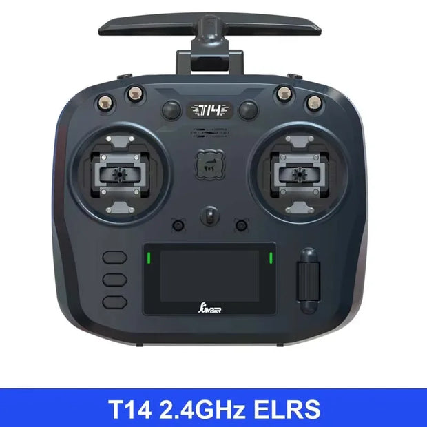 Jumper T14 2.4GHz/915MHz ELRS VS-M Remote Control CNC Hall Sensor Gimbals 2.42"OLED Screen EdgeTX Radio Controller for FPV Drone