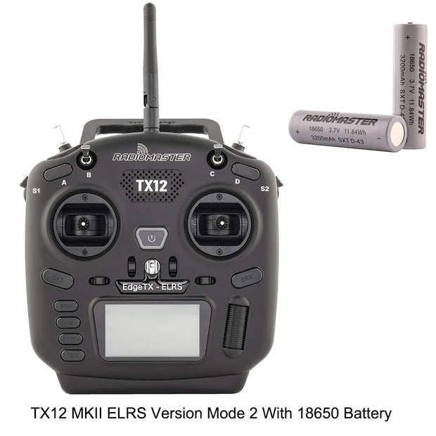 IN Stock RadioMaster TX12 MKII 16CH ELRS CC2500 Hall Gimbals Radio Transmitter Support OPENTX EDGETX