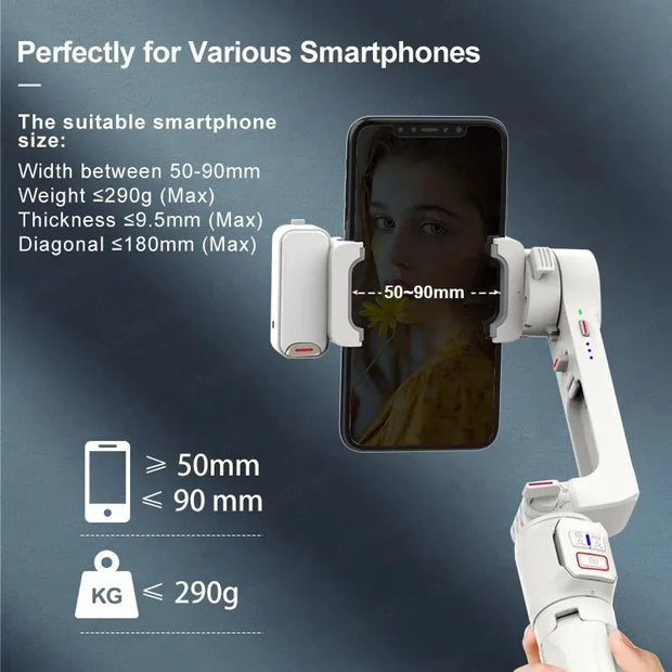 AXNEN A10 Smartphone Handheld Gimbal Selfie Tripod - Gimbills