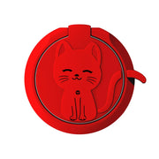 Cute Cat Mobile Phone Holder Ring Buckle Personality Creative Finger Festive  Woman Metal Paste Cute Cartoon Phone Accessories