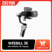 ZHIYUN Official CINEPEER WEEBILL 3E Camera Stabilizer Handheld Gimbal 3-Axis Cameras Gimbals for DSLR Mirrorless Cameras