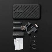 Hohem-iSteady M6 Kit Gimbal for Smartphone, 3-Axis Gimbal, AI Tracker, Fill Light, for iPhone 16 Pro Max and Android Stabilizer