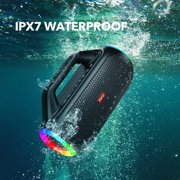 mifa WildBox Bluetooth Speaker 60W Bluetooth 5.3 Wireless Speakers Loud with BassUp Technology IPX7 Waterproof Camping Speaker