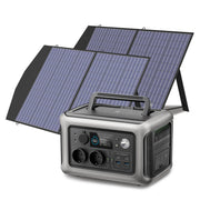 Portable Powerstation 299Wh 600W LiFePO4 Battery Solarpanel Optional for Home Backup Outdoors Camping RV