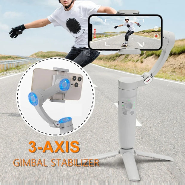 Bluetooth 3-Axis 360° Rotation Auto Face Tracking Gimbal Stabilizer - Gimbills