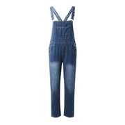 Long Jumpsuits Full Length For Women Winter Warm Denim Overalls Oversize Y2k Jumpsuits Plus Size Sleeveless One Piece Clothes