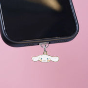 Cute little dog cartoon animal fruit mobile phone pendant, phone dust plug suitable for iPhone Samsung Type-C interface decorati