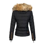 Jacket For Women Winter Zipper Padded Thick Warm Jacket For Women Full Zip Sweater Jacket Plaid Cotton-padded Clothes 가을여성옷