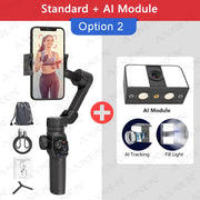 Newest AXNEN HQ4 3-Axis Handheld Gimbal, Optional AI Smart Tracking, Smartphone Stabilizer for iPhone 14 Pro Xiaomi Huawei Vlog