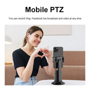 360 Rotation Follow-up Gimbal Stabilizer Camera Phone Holder Tripod  Desktop Tracking Gimbal Stand For Tiktok Live Photography