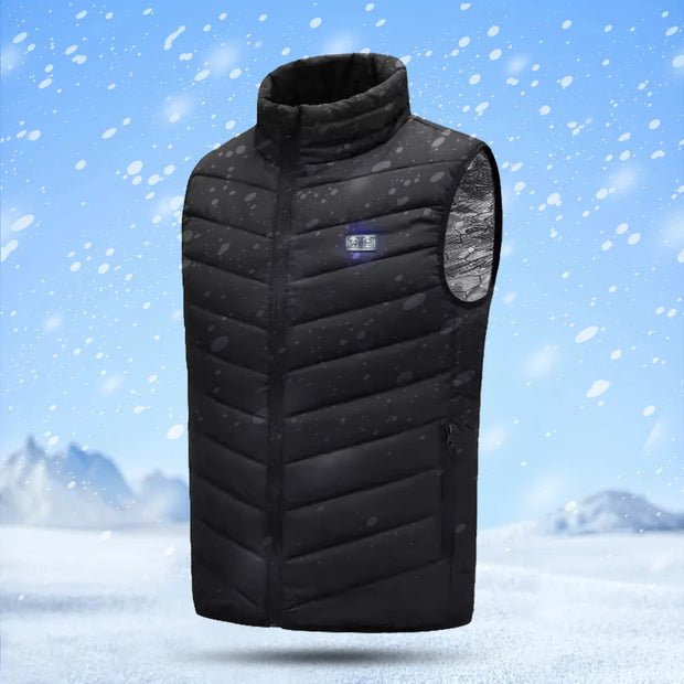 Electric Heated Jackets Winter Waistcoat Electric Heating Thermal Warm Clothes for Men and Women Outdoor Skiing Hiking