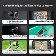 SmartXE 3-Axis Handheld Gimbal Stabilizer for Smartphones - Gimbills