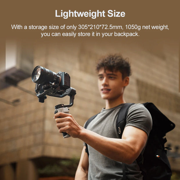 ZHIYUN Official CINEPEER WEEBILL 3E Handheld Camera Gimbal Stabilizer 3-Axis Cameras Gimbals for DSLR Mirrorless Cameras