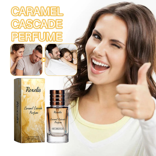 ROXELIS Caramel Cascade Perfume Spray，Perfumes For Women，Perfume in Autumn and Winter， Pheromone Dating Fragrance Perfume 1 OZ