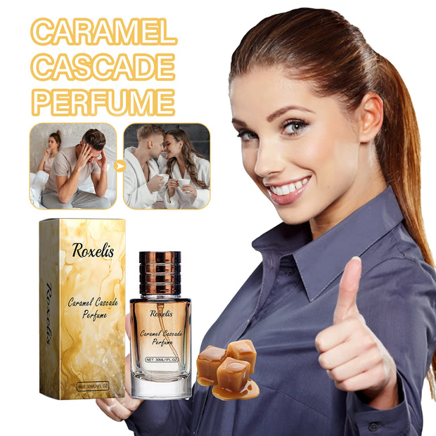 ROXELIS Caramel Cascade Perfume Spray，Perfumes For Women，Perfume in Autumn and Winter， Pheromone Dating Fragrance Perfume 1 OZ