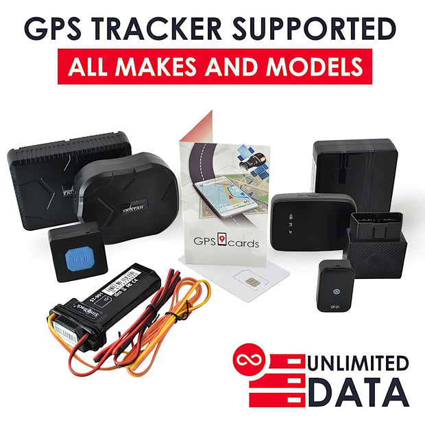 GPS Card Tracking SIM for Gosafe G2P Car Tracker + Smartphone APP + Track Online