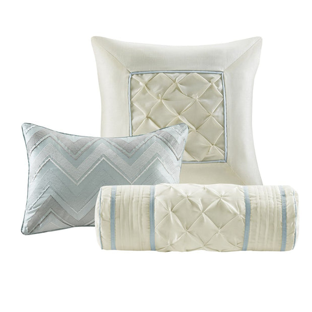 7 Piece Tufted Comforter Set