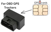 GPS Cards for Car Finder Motor GPS Tracker/ Speed Detector/ Geofences/ Phone App