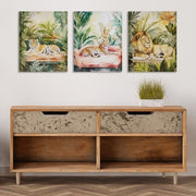 Jungle Tiger Canvas Wall Art