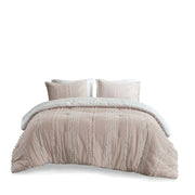 3 Piece Cotton Jacquard Comforter Set