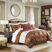 4 Piece Brown Comforter Set