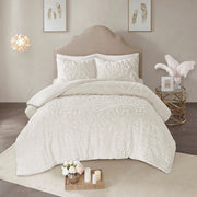 2 Piece Cotton Chenille Comforter Set