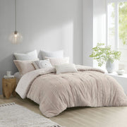 3 Piece Cotton Jacquard Comforter Set