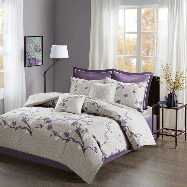 8 Piece Cotton Comforter Set