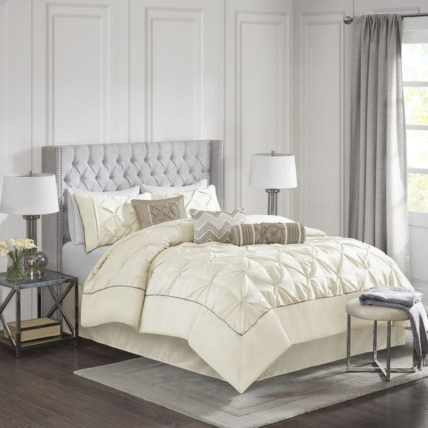 7 Piece Tufted Comforter Set