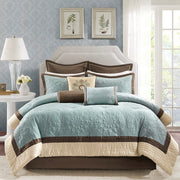 9 Piece Charmeuse Comforter Set