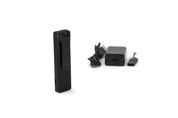 Digital Clip-on Camera For Security Guards W/ Magnetic Back + Voice REC