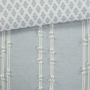 3 Piece Cotton Jacquard Comforter Set