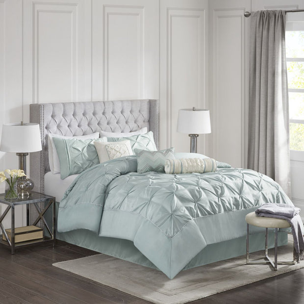 7 Piece Tufted Comforter Set