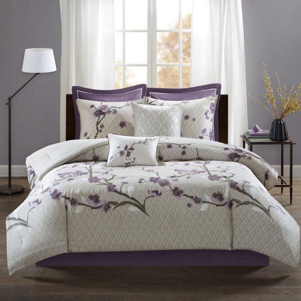 8 Piece Cotton Comforter Set