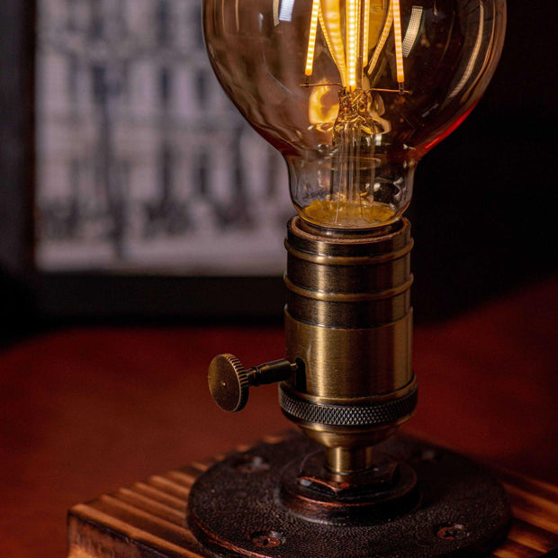 Edison steampunk Handmade Vintage Adjustable Pipe Lamp