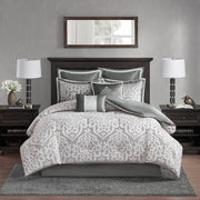 8 Piece Jacquard Comforter Set