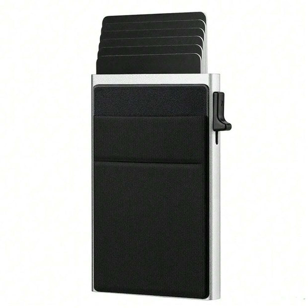 Slim Minimalist Wallet for Men | RFID Blocking Wallet | Easy Pop Up Card Access