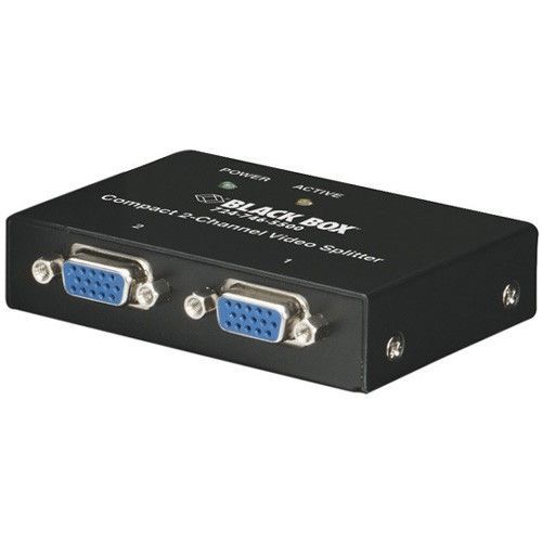 Black Box Ac1056a-2 Video Splitter - 1920 X 1440 - 1 X 2 - Taa Compliance - Gimbills.com