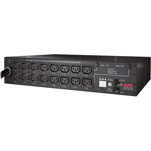 Apc By Schneider Electric Rack Pdu, Switched, 2u, 30a, 208v, (16)c13 - Switched - Gimbills.com