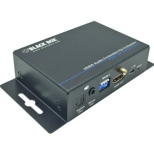 Black Box Audio Embedder/de-embedder - Hdmi 2.0 - Functions: Audio Embedding,