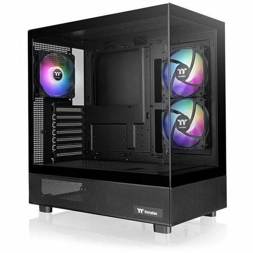 Thermaltake View 270 Plus Tg Argb Mid Tower Chassis - Mid-tower - Black - Tempered